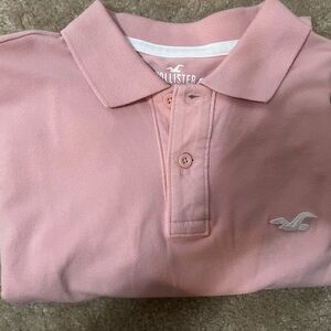 Hollister Pink Polo